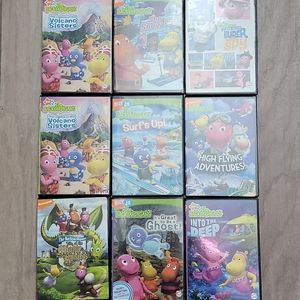 Nick JR The Backyardigans DVDs Lot of 9